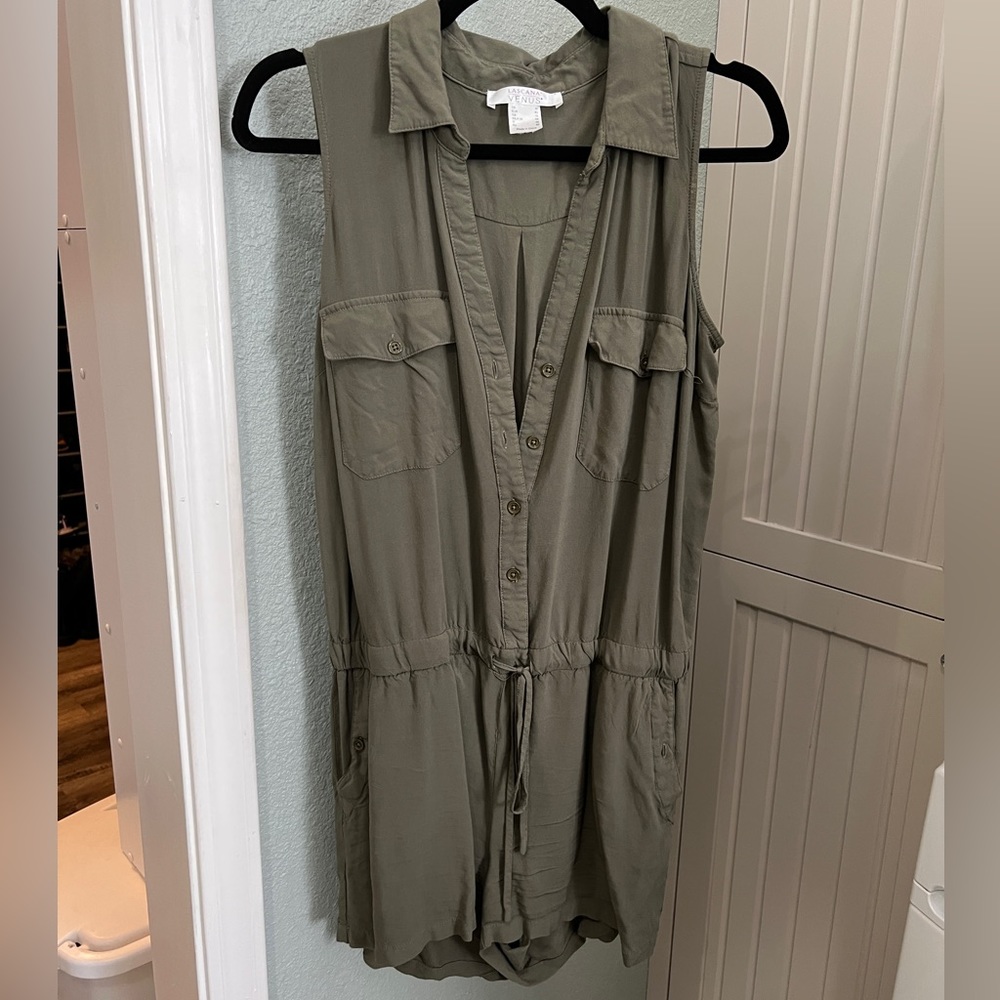 Venus Army Green Romper